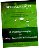FREE Bonus eBook, “10 Winning Strategies for Loving, Successful Relationships”, by Cheryl A. Malakoff, Ph.D.
